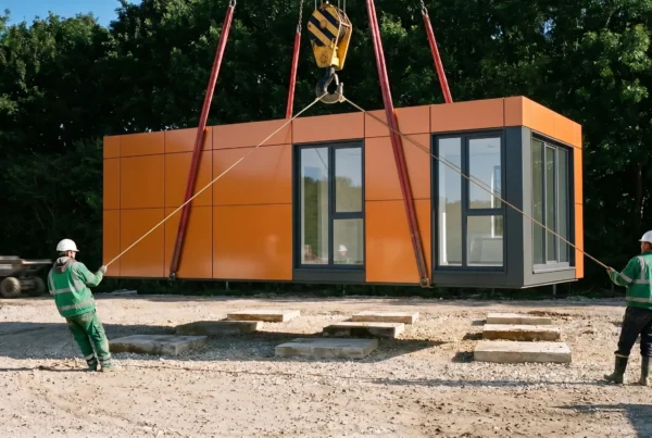 Installation d’un bâtiment modulaire